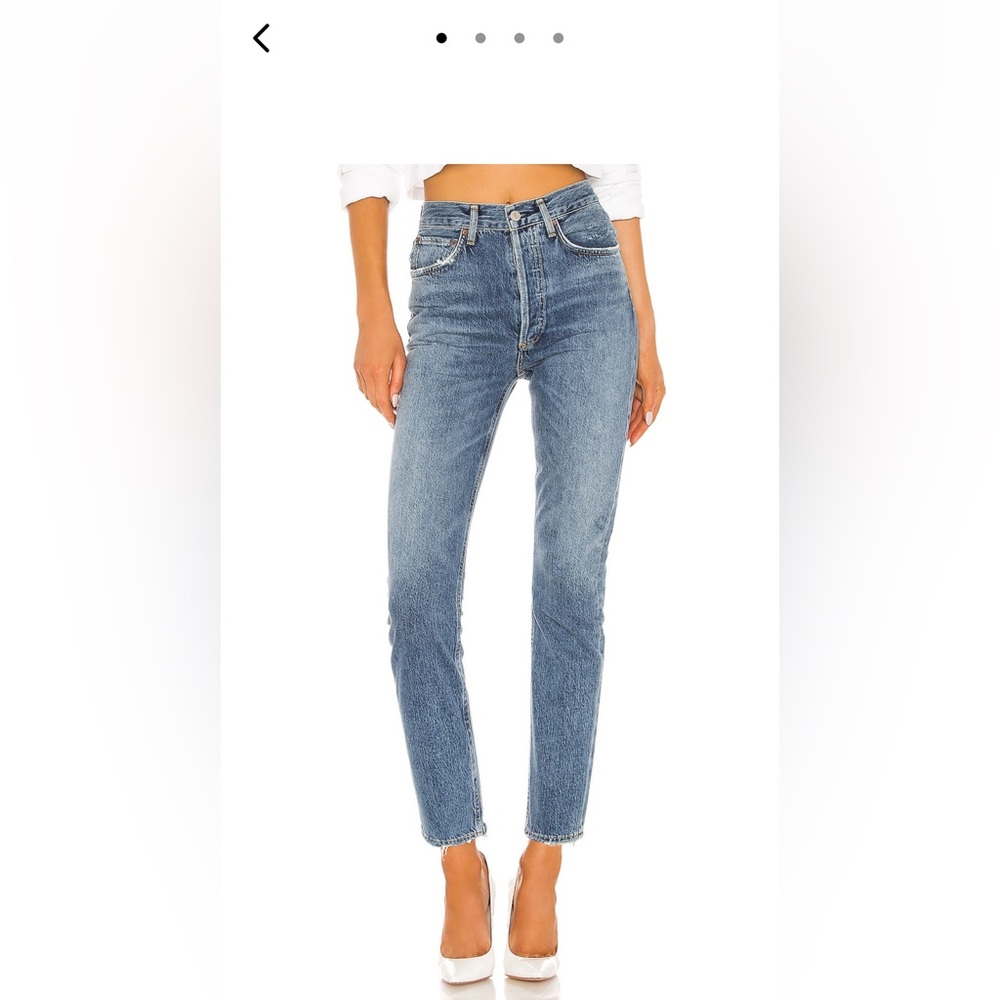 AGOLDE Lana High Rise Crop jeans size 28
